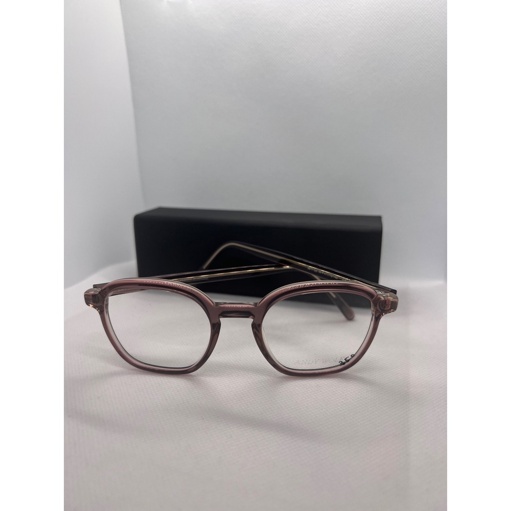 Andy Wolf 5085 Light Purple /‎ Grey / Brown Eyeglasses Frames